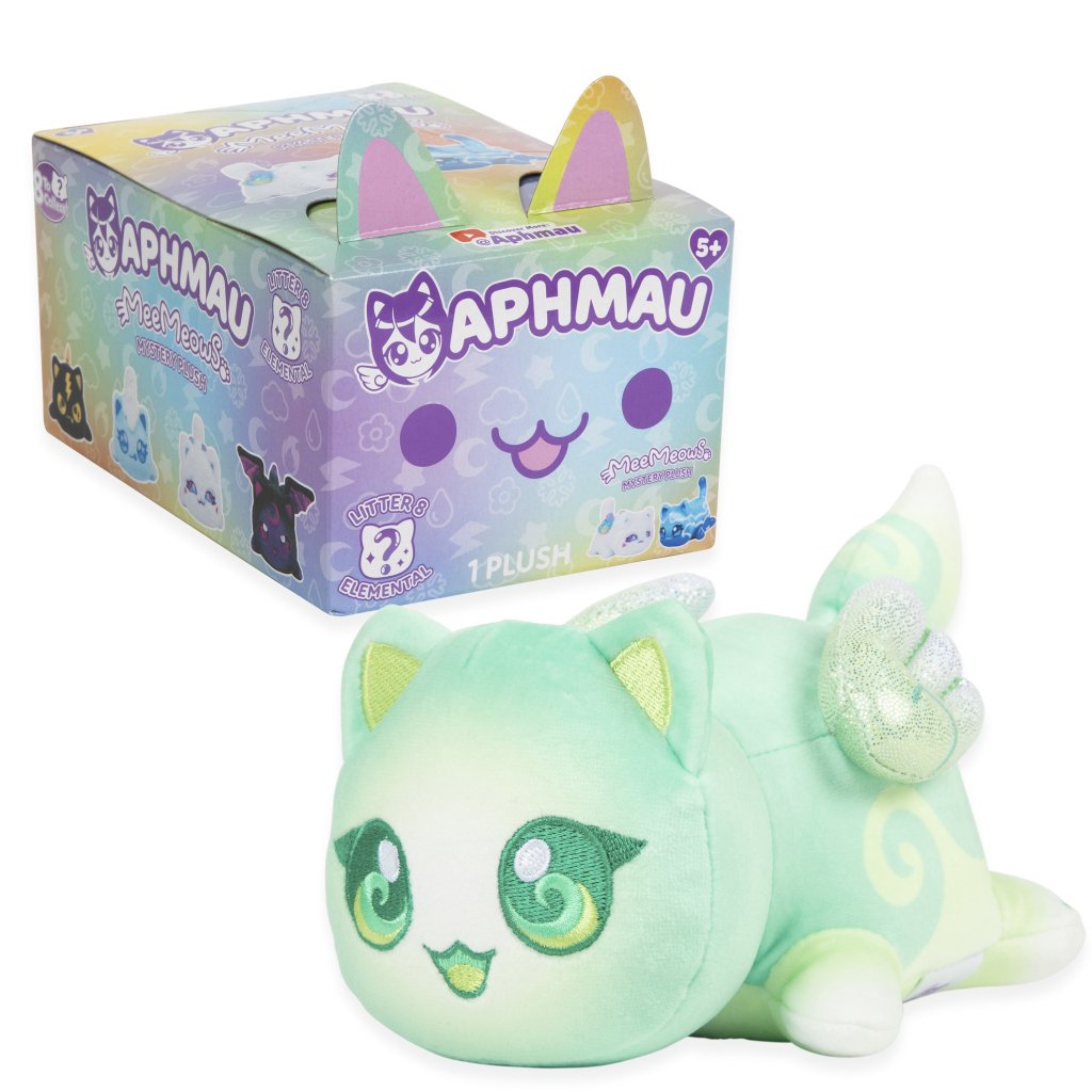 Aphmau 6" Mystery MeeMeows Plush - Series 8 (Elemental) SEALED CASE