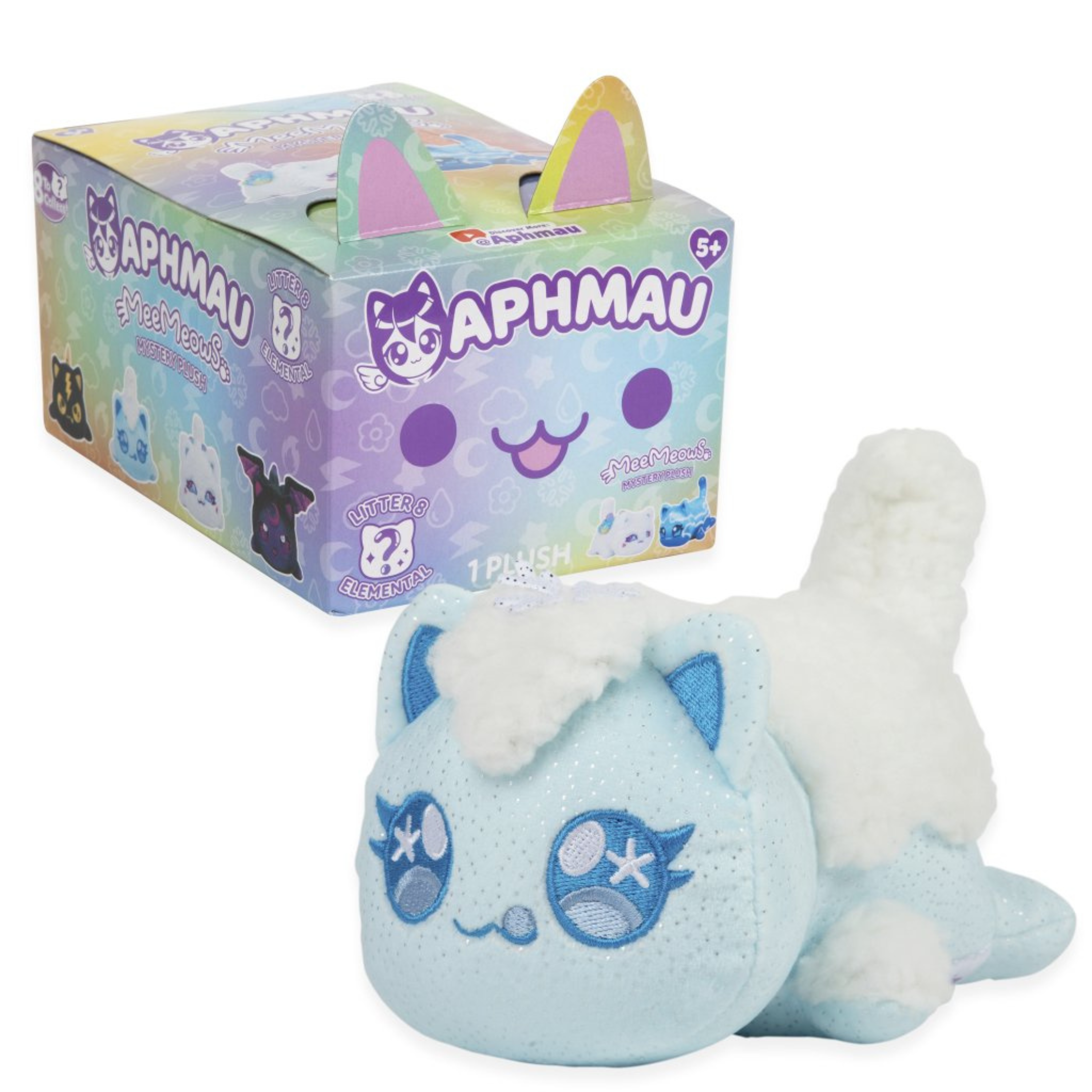 Aphmau 6" Mystery MeeMeows Plush - Series 8 (Elemental) SEALED CASE