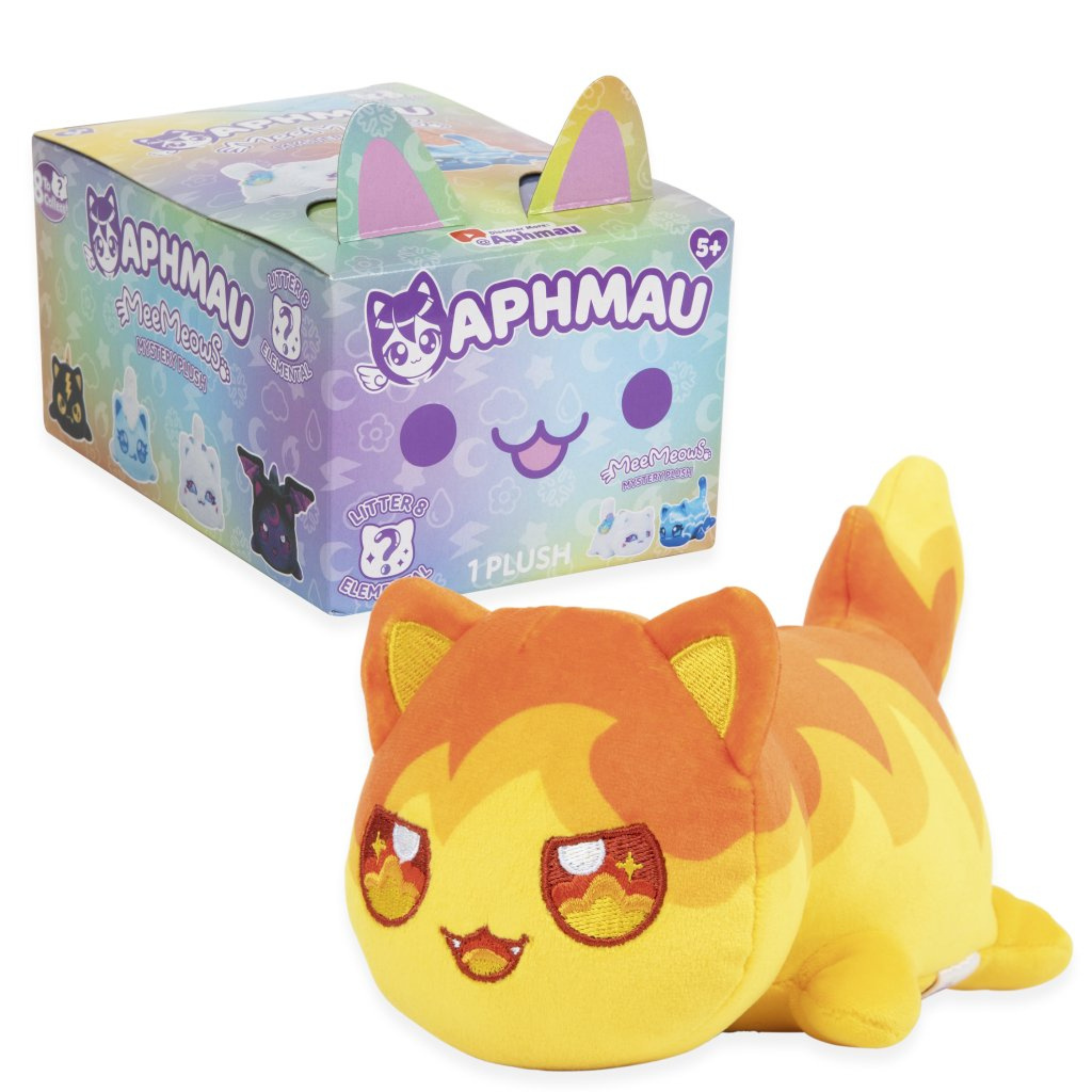 Aphmau 6" Mystery MeeMeows Plush - Series 8 (Elemental) SEALED CASE