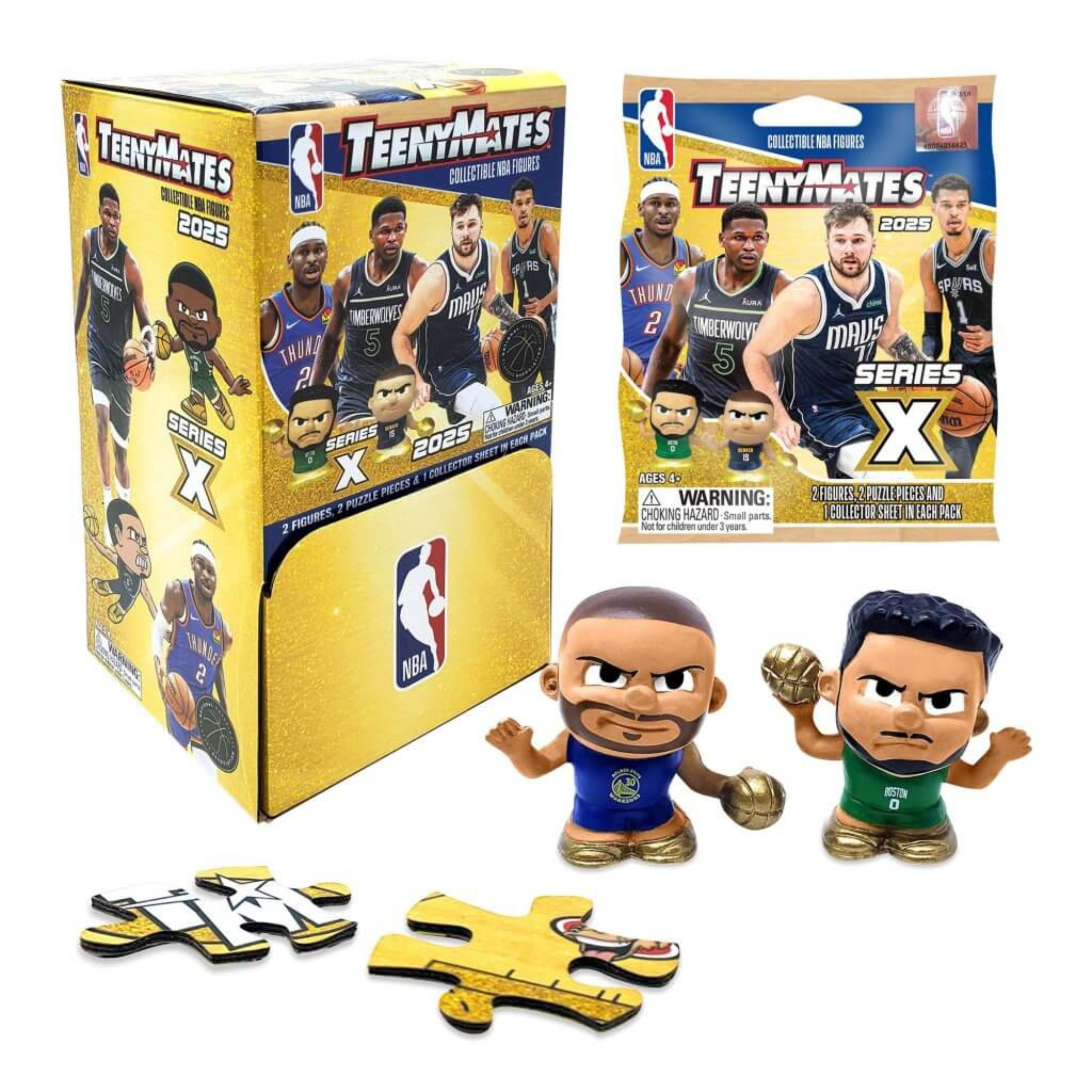 TEENYMATES 2025 NBA Gold Edition Series 32 Pack