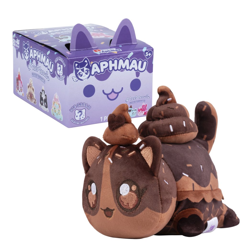 Aphmau 6" Mystery MeeMeows Plush - Ice Cream SEALED CASE