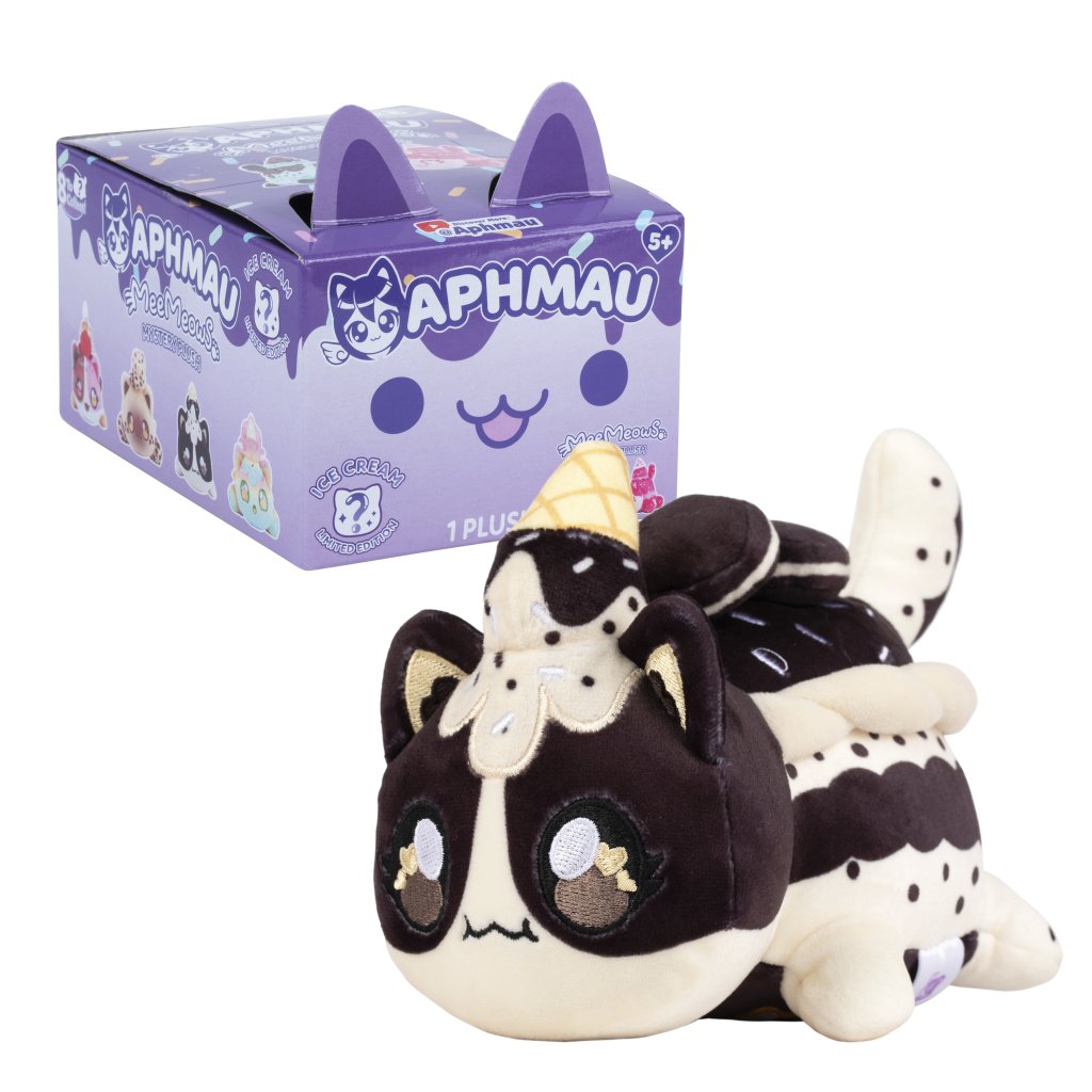 Aphmau 6" Mystery MeeMeows Plush - Ice Cream SEALED CASE
