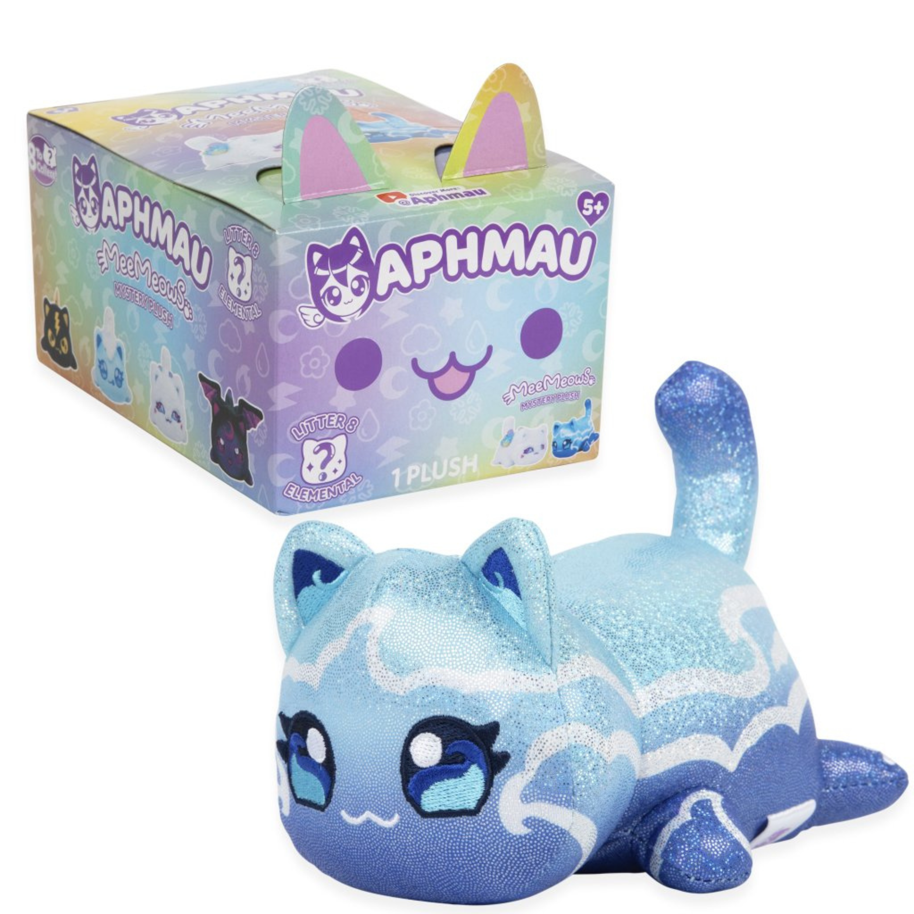 Aphmau 6" Mystery MeeMeows Plush - Series 8 (Elemental) SEALED CASE