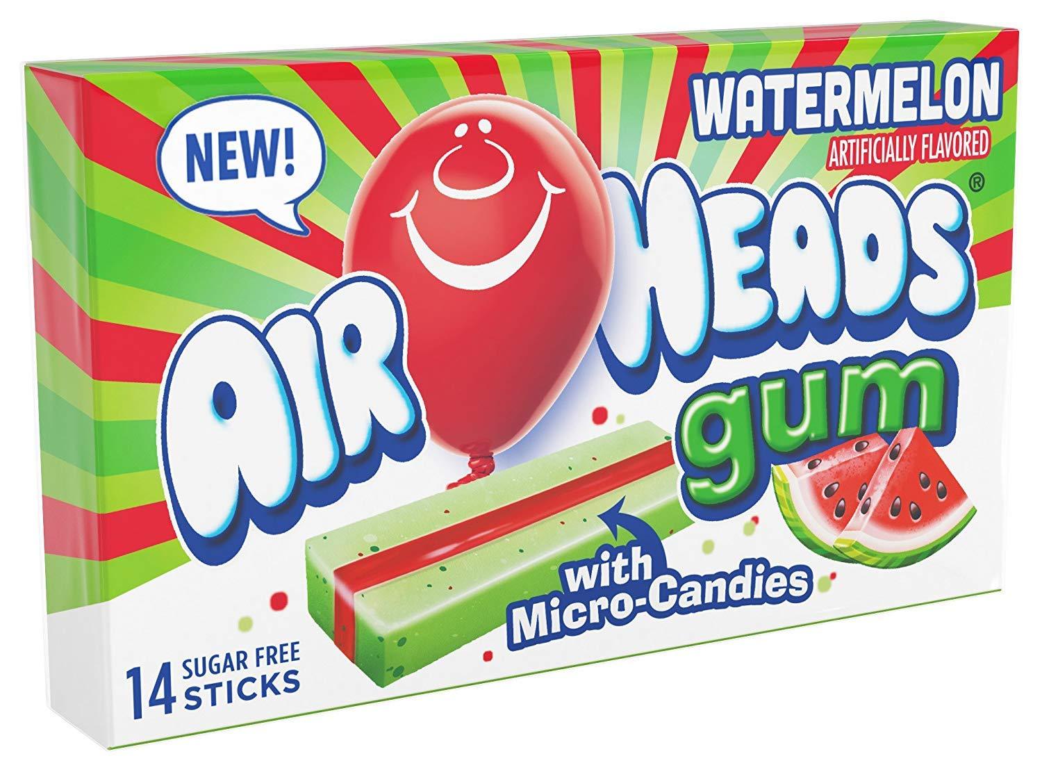 AIRHEADS GUM - WATERMELON | High Delights | Bongs, Grinders, Paper, Wraps & Accessories