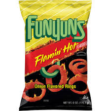 FUNYUNS FLAMIN' HOT ONION RINGS