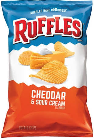 RUFFLES - CHEDDAR & SOUR CREAM