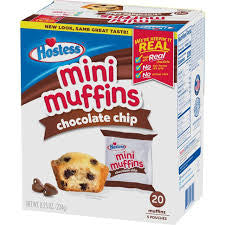 HOSTESS - MINI MUFFINS - CHOCOLATE CHIP