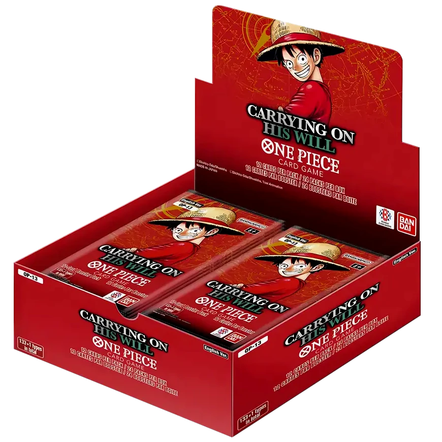 (PREORDER) ONE PIECE CARD GAME: CARRYING ON HIS WILL BOOSTER BOX OP13