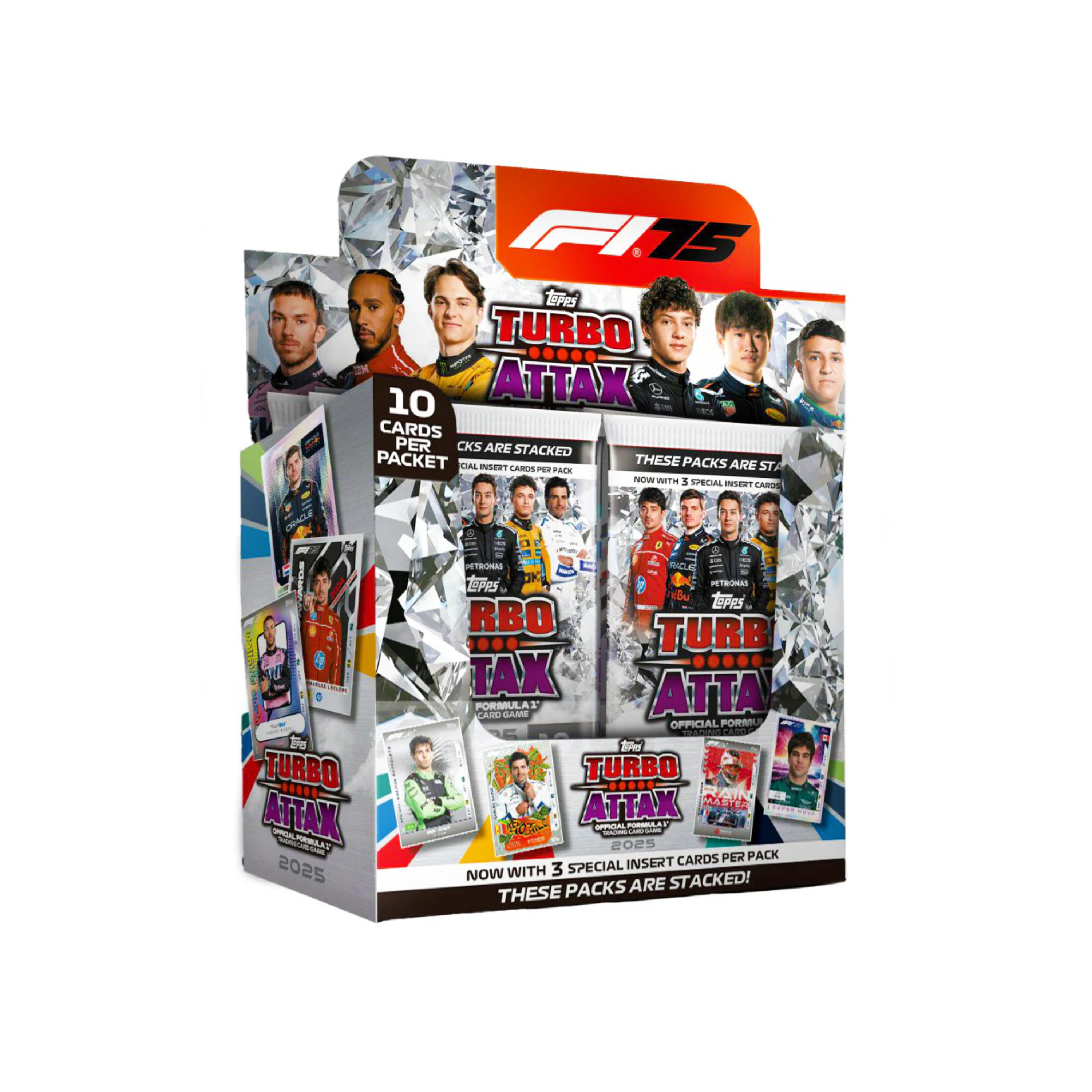 Topps TURBO ATTAX Formula 1 2025 Trading Cards Booster Box