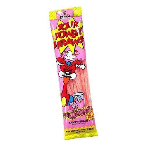 SOUR POWER STRAWS PINK LEMONADE