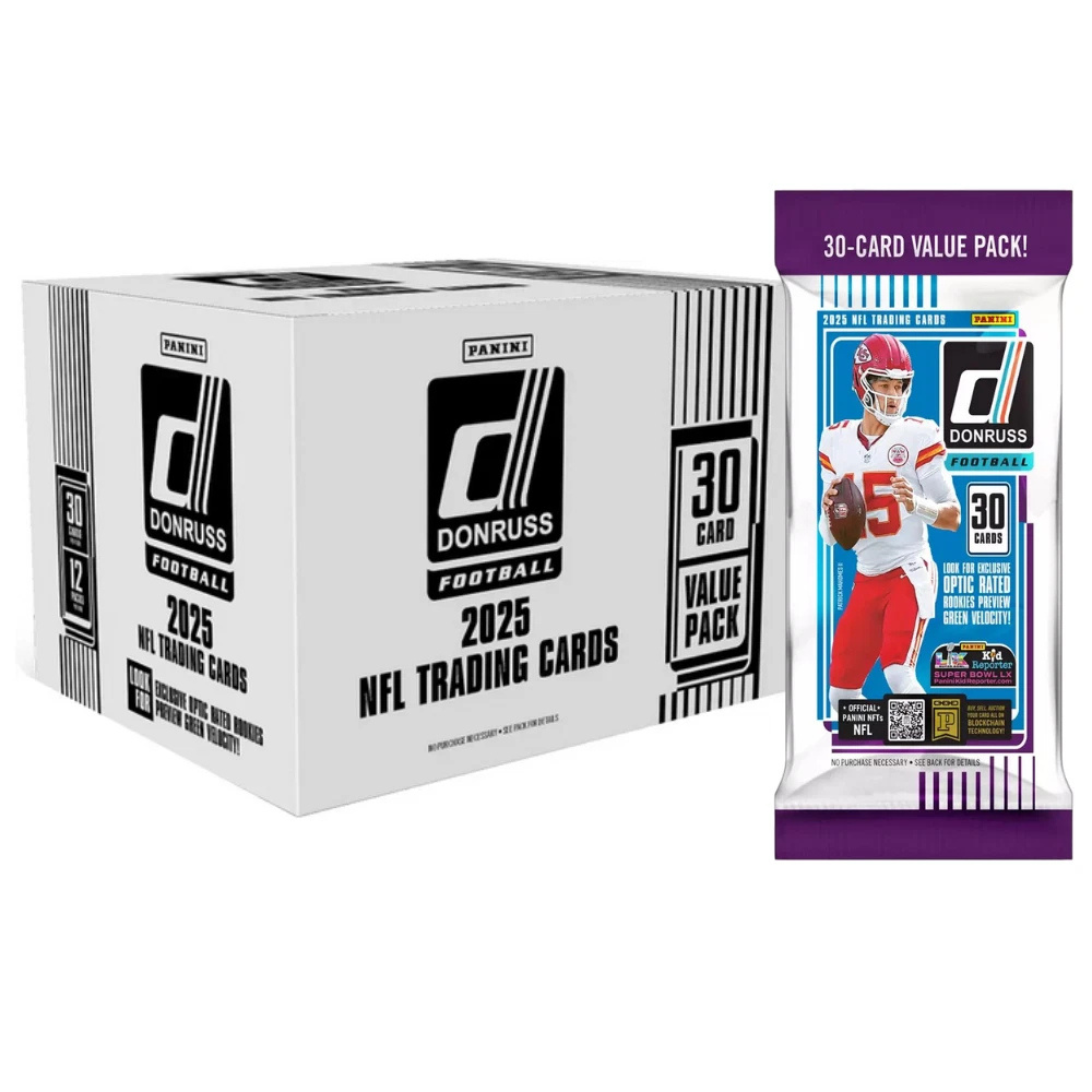 2025 Panini Donruss Football NFL Fat Pack Booster Box (Preorder)