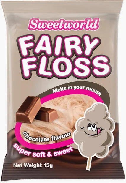 Sweetworld Fairy Floss Chocolate 15g