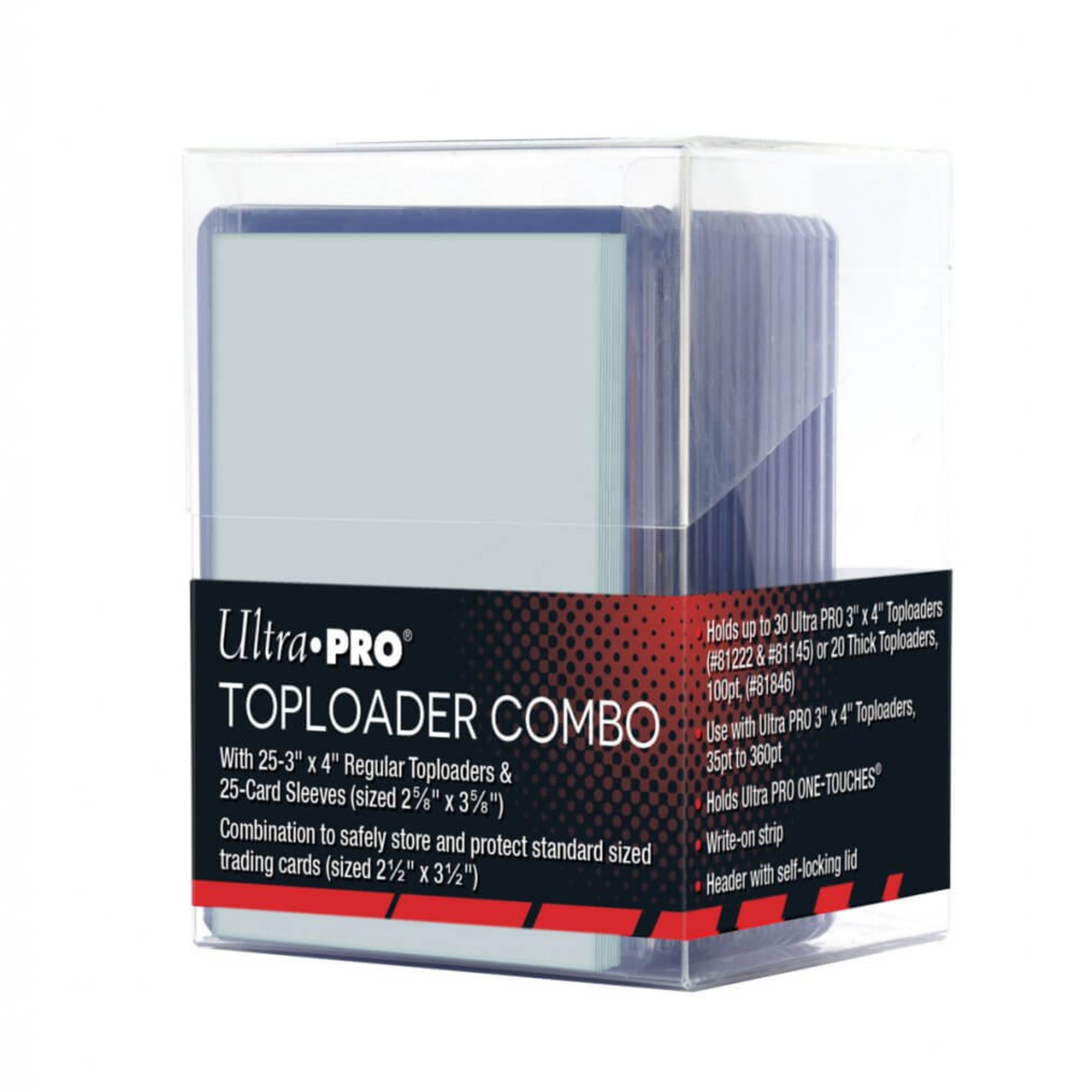 ULTRA PRO TOPLOADER- Combo Set (25 x Toploaders/25 x Sleeves)