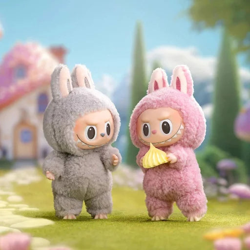 Pop Mart Labubu The Monsters Exciting Macarons Vinyl Plush Pendant Single Blind Box