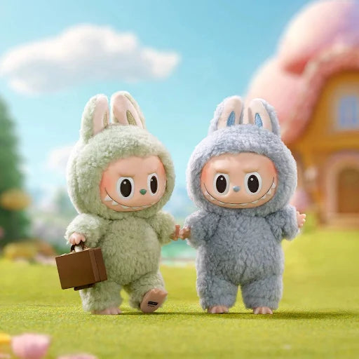 Pop Mart Labubu The Monsters Exciting Macarons Vinyl Plush Pendant Single Blind Box