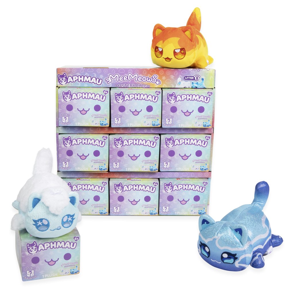 Aphmau 6" Mystery MeeMeows Plush - Series 8 (Elemental) SEALED CASE