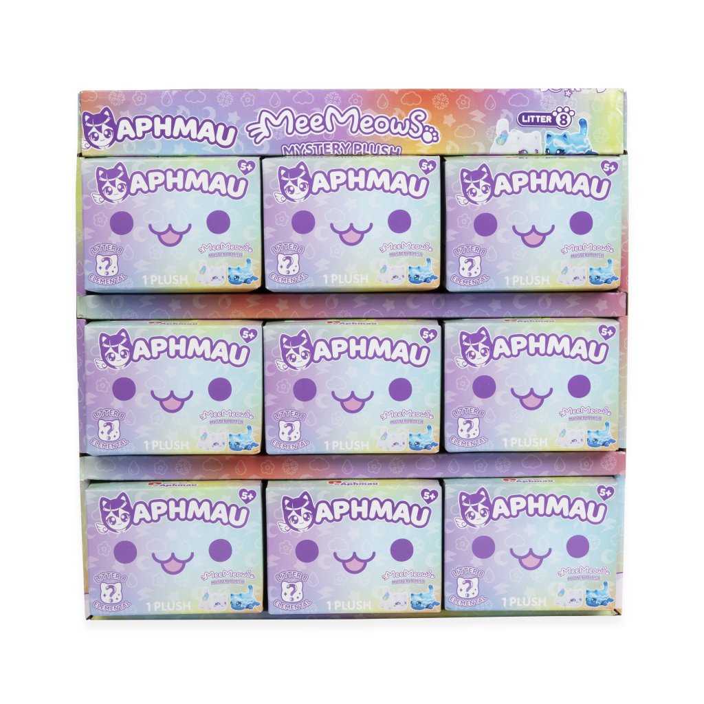 Aphmau 6" Mystery MeeMeows Plush - Series 8 (Elemental) SEALED CASE