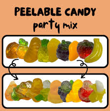 JUICY JELLY PEELED GUMMY - PARTY MIX