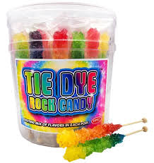 ROCK CANDY ON A STICK - TIE DYE