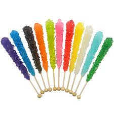ROCK CANDY ON A STICK - ASSORTED