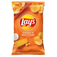 LAYS - CHEDDAR & SOUR CREAM