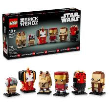 LEGO - STARWARS - BRICKHEADS - JAR JAR BINKS + ANAKIN SKYWALKER + QUEEN AMIDALA + CAPTAIN PANAKA + QUI-GON JINN + DARTH MAUL 40676