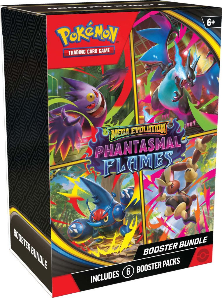 (PRE-ORDER) POKEMON TCG - MEGA EVOLUTION PHANTASMAL FLAMES BOOSTER BUNDLE