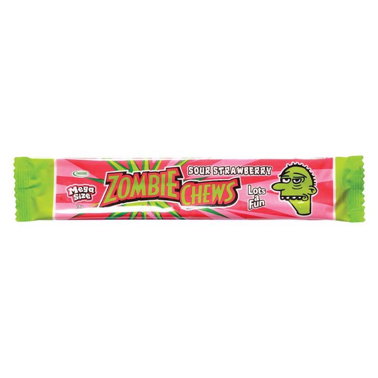 ZOMBIE CHEWS SOUR STRAWBERRY