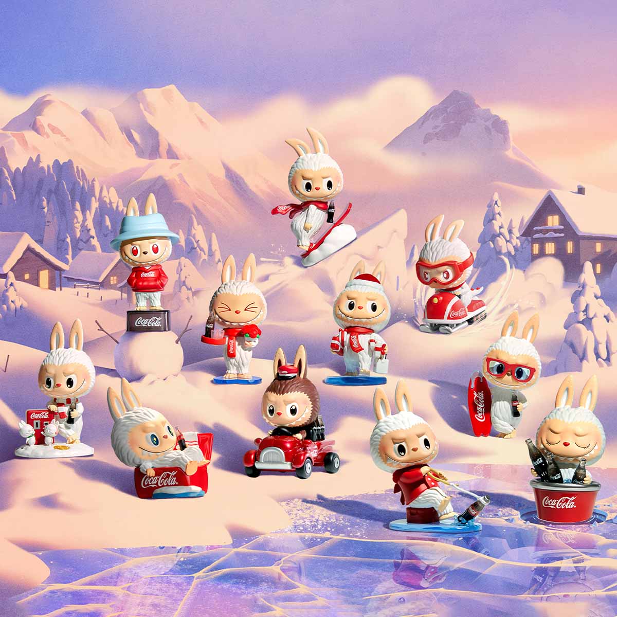 LABUBU THE MONSTERS COCA-COLA Series Figures ORIGINAL