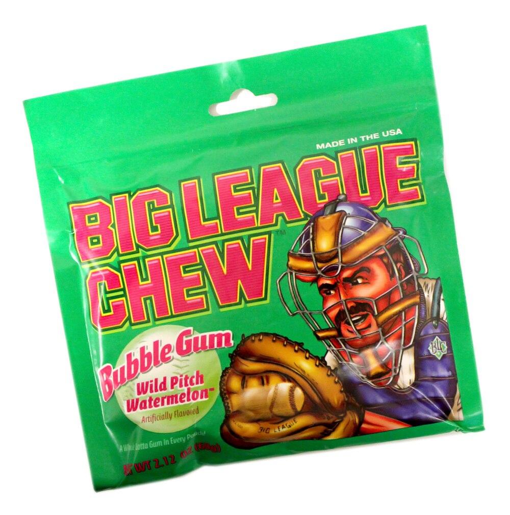 BIG LEAGUE CHEW BUBBLE GUM - WATERMELON
