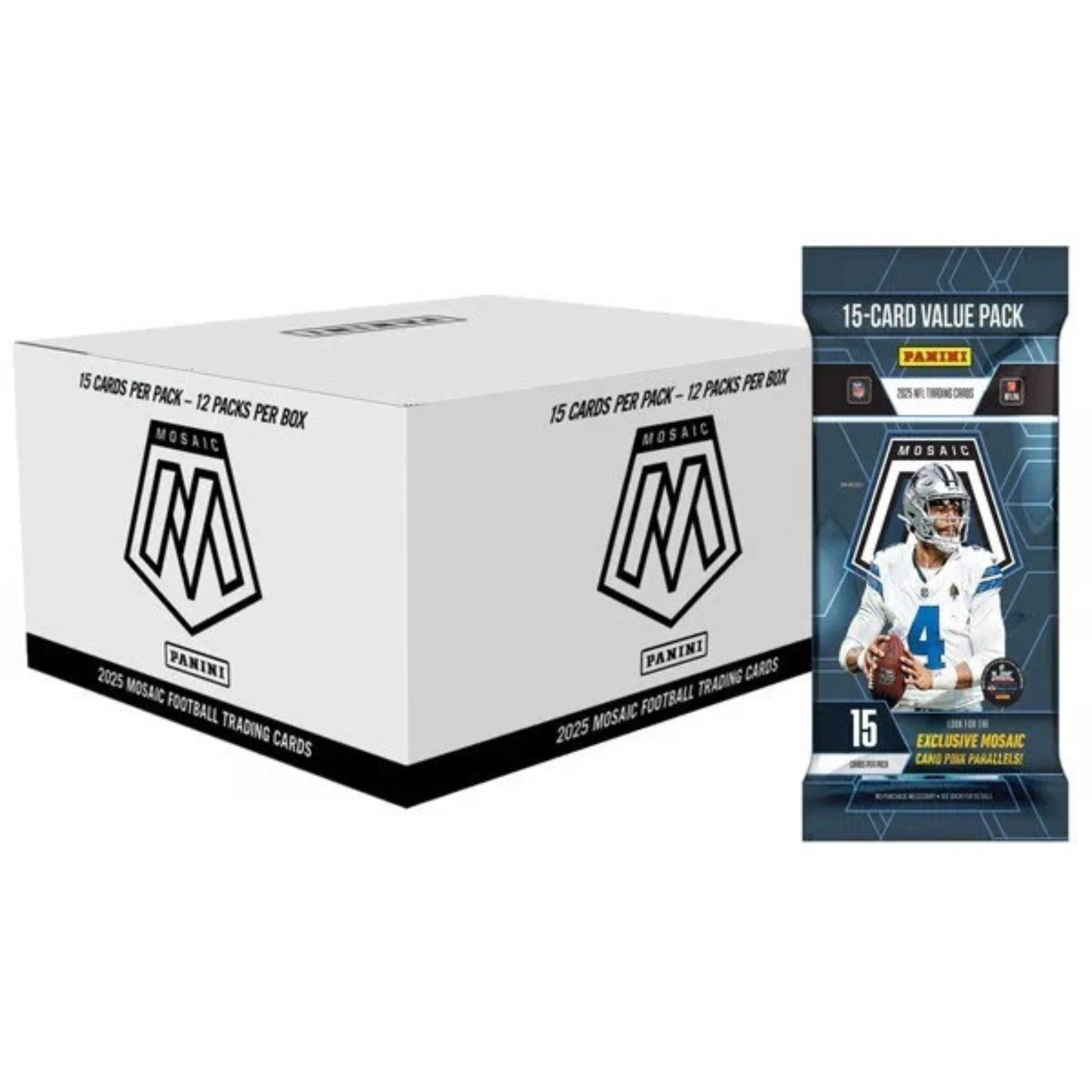 2025 Panini NFL Mosaic Football Fat Pack Booster Box (Preorder)